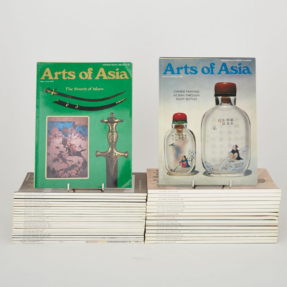 A Group of Forty-Two Arts of Asia Magazines (1971-1981)
