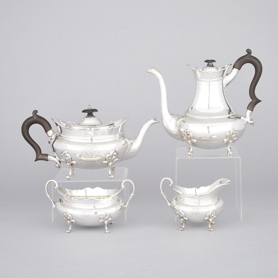 Edwardian Silver Tea and Coffee Service, Charles Clement Pilling, London, 1903