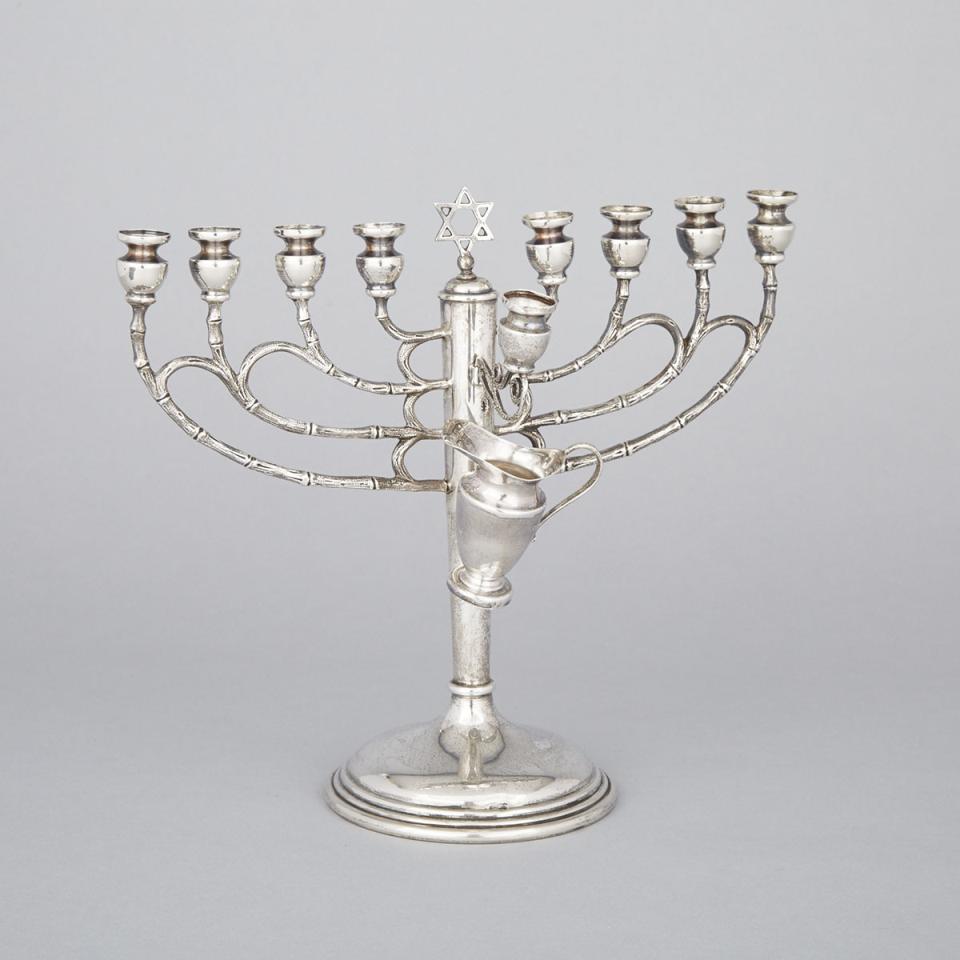 Israeli Silver Menorah, 20th century