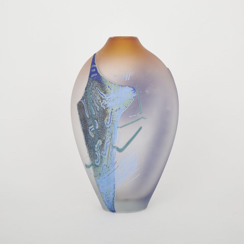 Jeff Goodman (Canadian, 1961-2012), Glass Vase, 1988