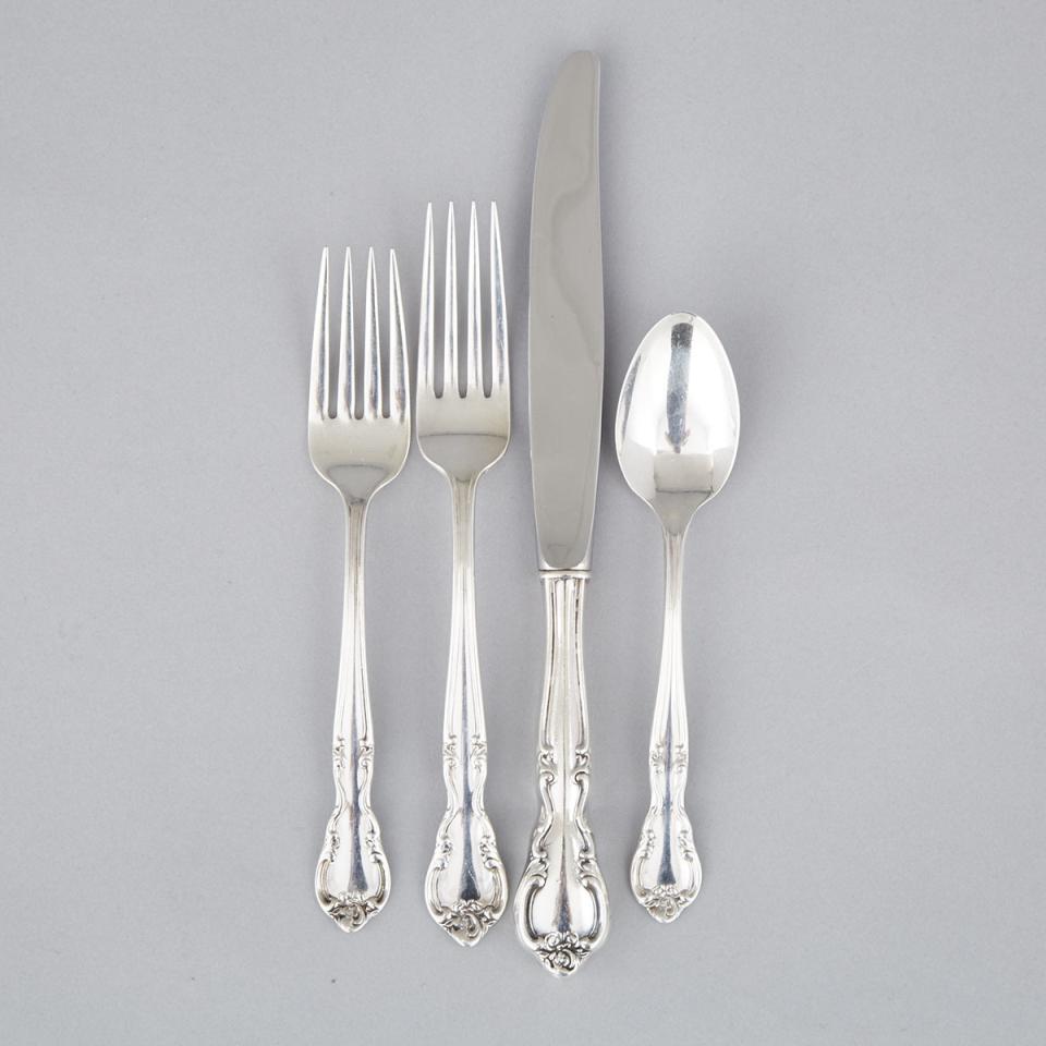 American Silver ‘Canadian Classic’ or ‘American Classic’ Pattern Flatware, Easterling Co.. Chicago, Ill., mid-20th century