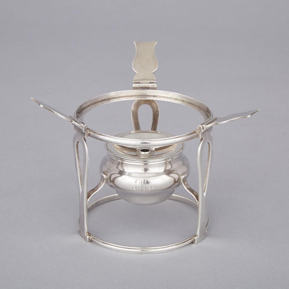 George III Silver Lampstand, Augustin Le Sage, London, 1777