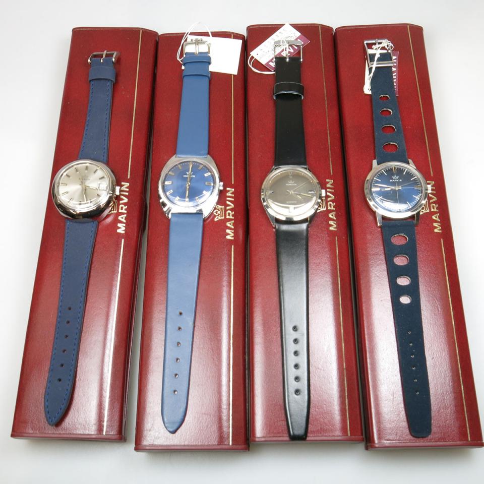 4 Various Marvin Wristwatches