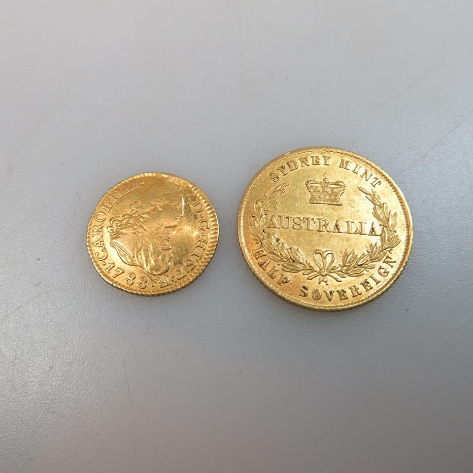 Australian 1861 Gold Half Sovereign; Sydney Mint