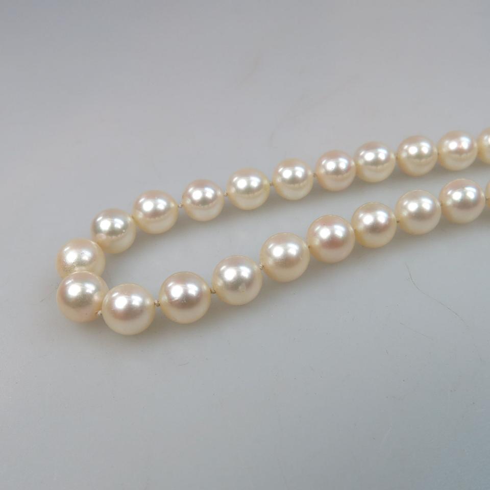 Birks Single Strand Of Cultured Pearls 