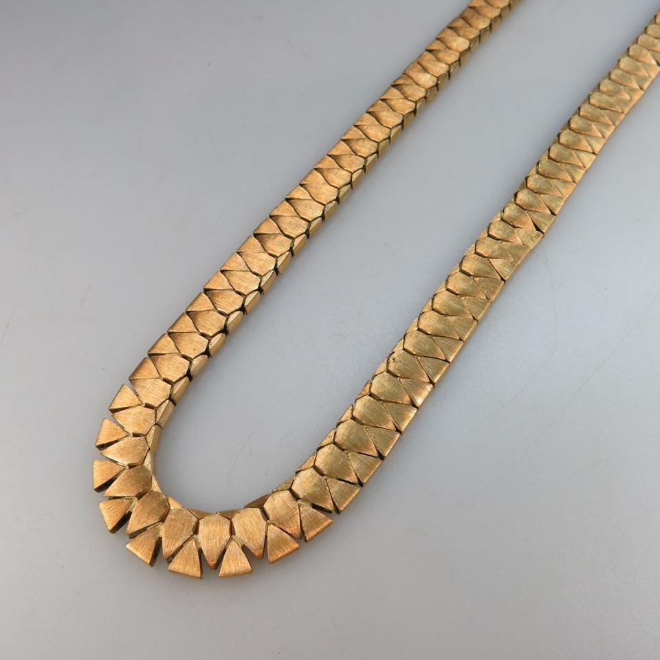  18k Yellow Gold Collar Necklace