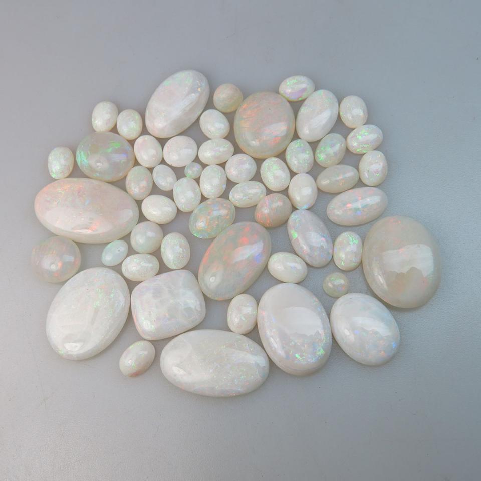 Quantity Of Unmounted Oval Opal Cabochons