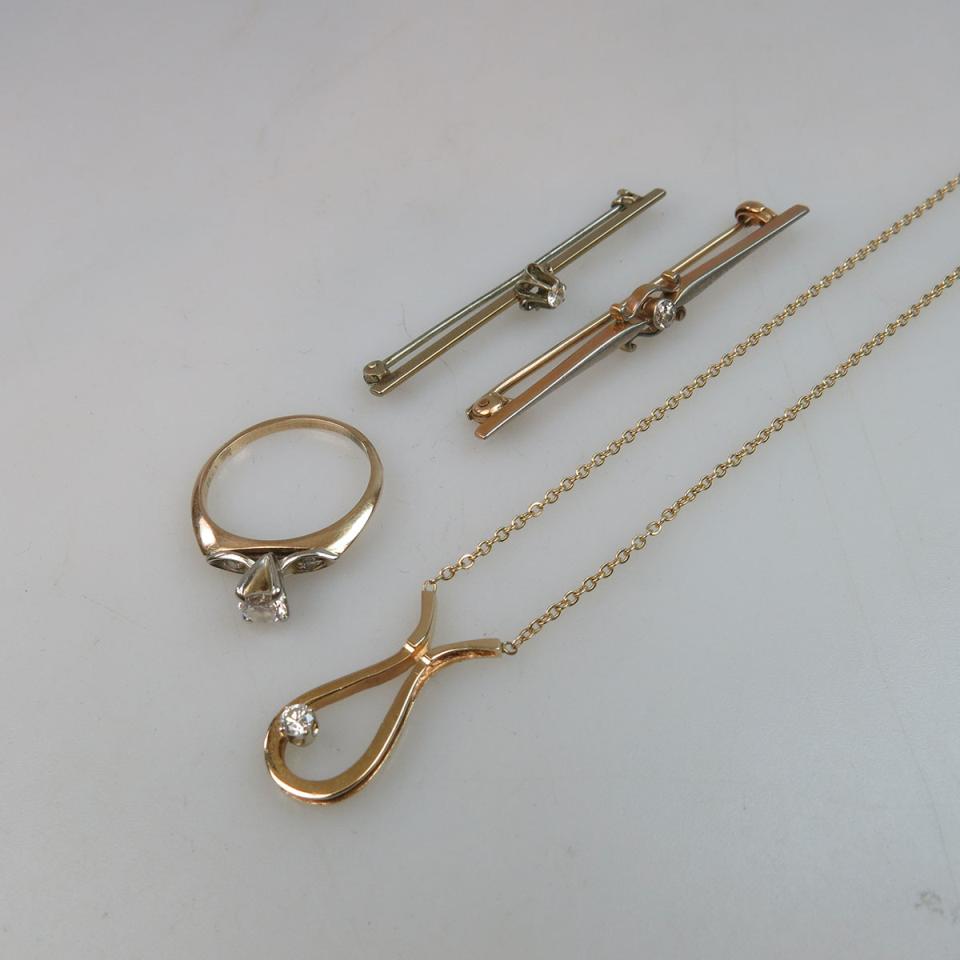 Small Quantity Of Gold And Diamond Jewellery