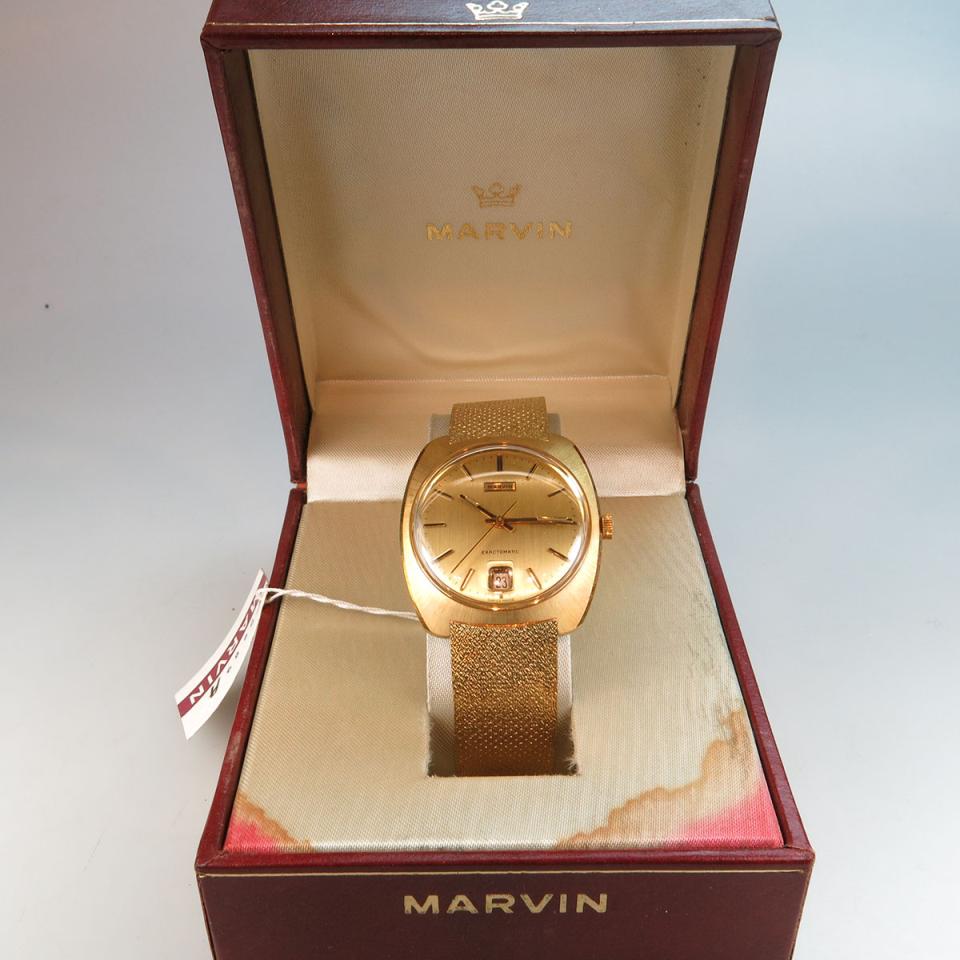 Men’s Marvin Exactomatic Wristwatch With Date