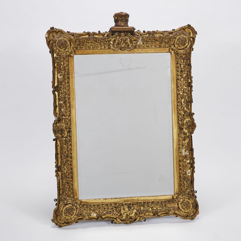George III Giltwood Picture Frame Mirror, early 19th century