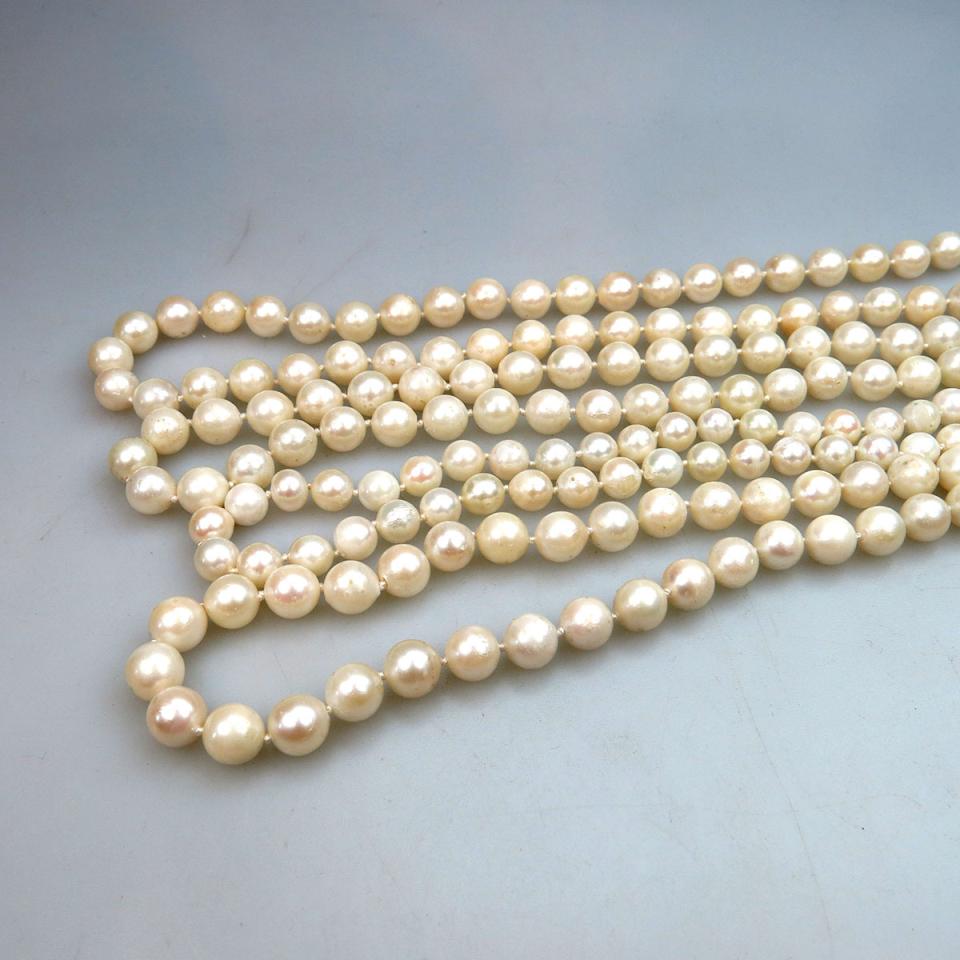 4 Cultured Pearl Necklaces