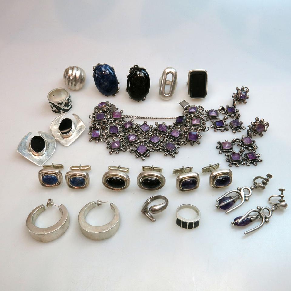 Quantity Of Mexican Silver Jewellery