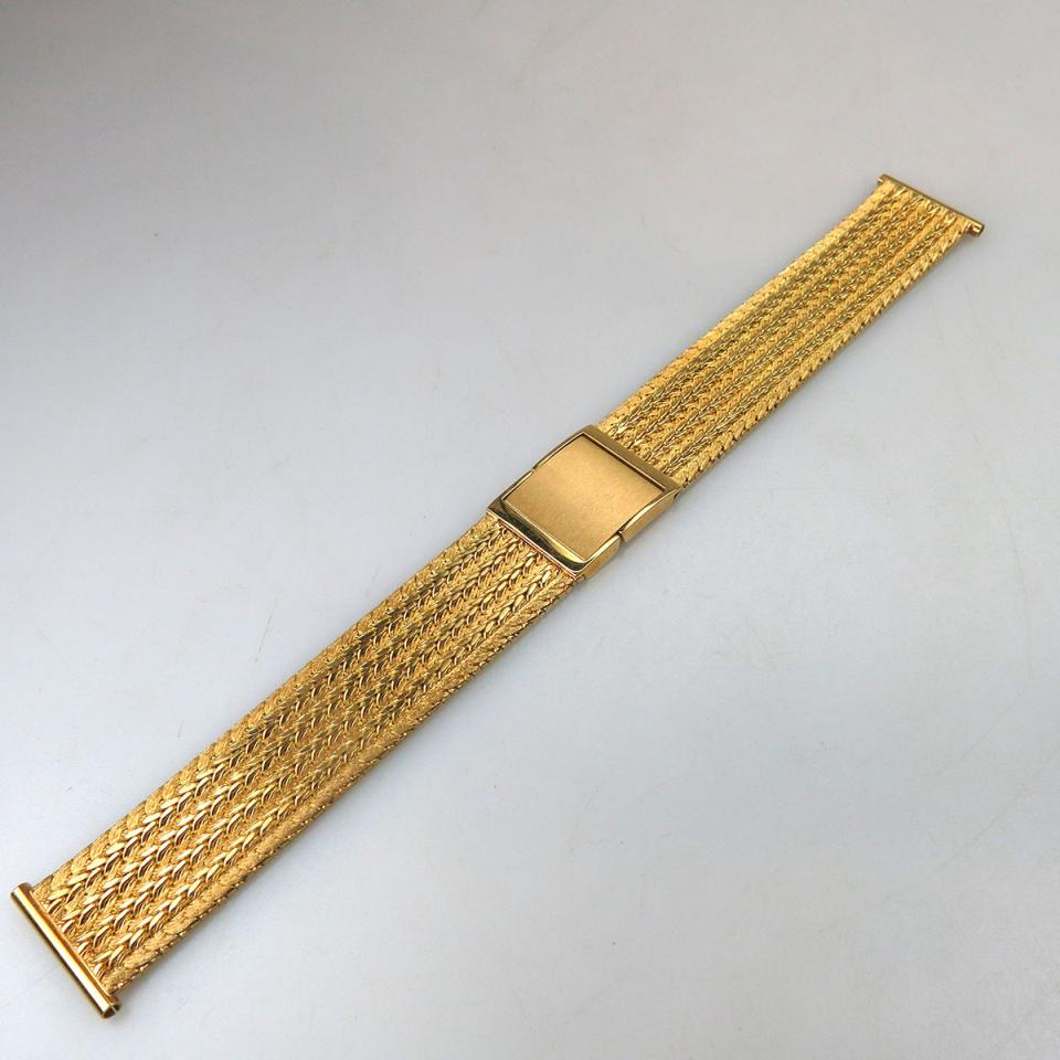 Italian 18k Yellow Gold Watch Strap