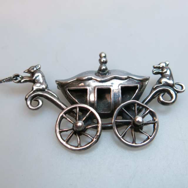 Mexican Sterling Silver Brooch