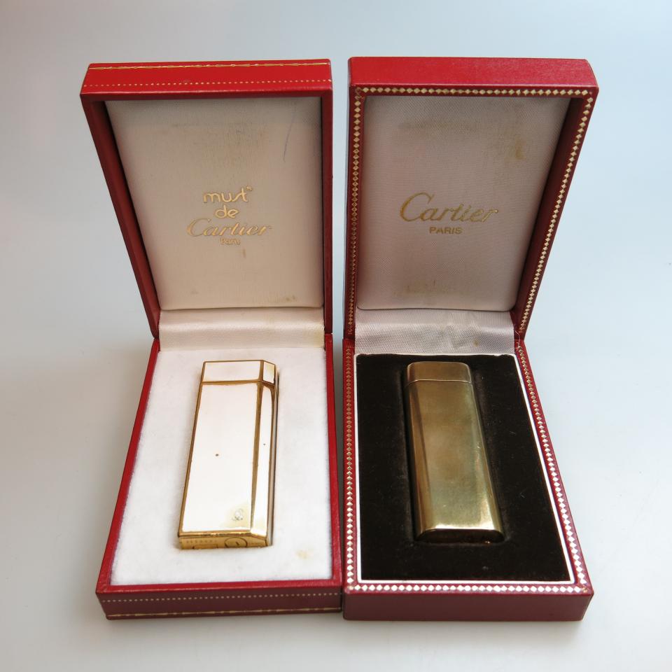 Two Cartier Lighters