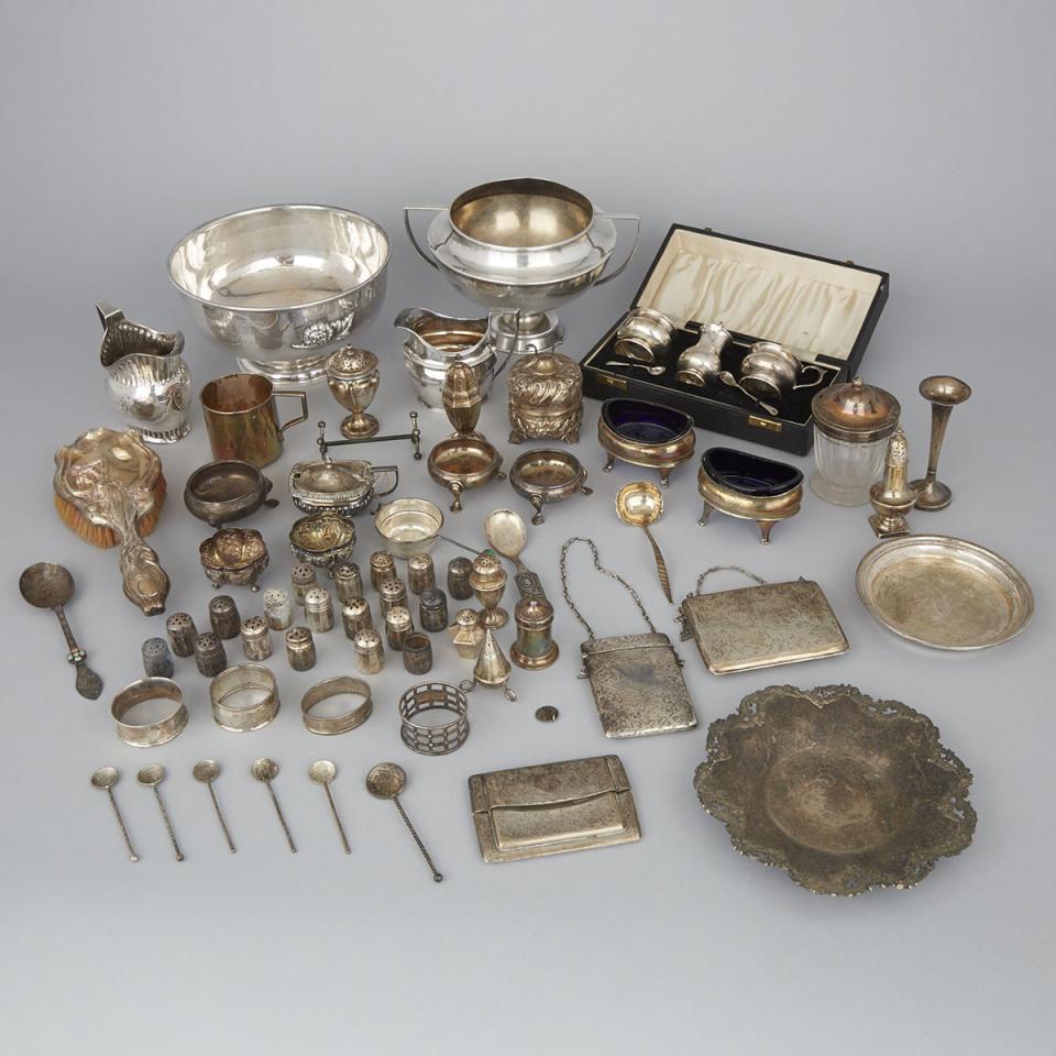 Group of North American, English, Continental and Eastern Silver, 18th-20th century