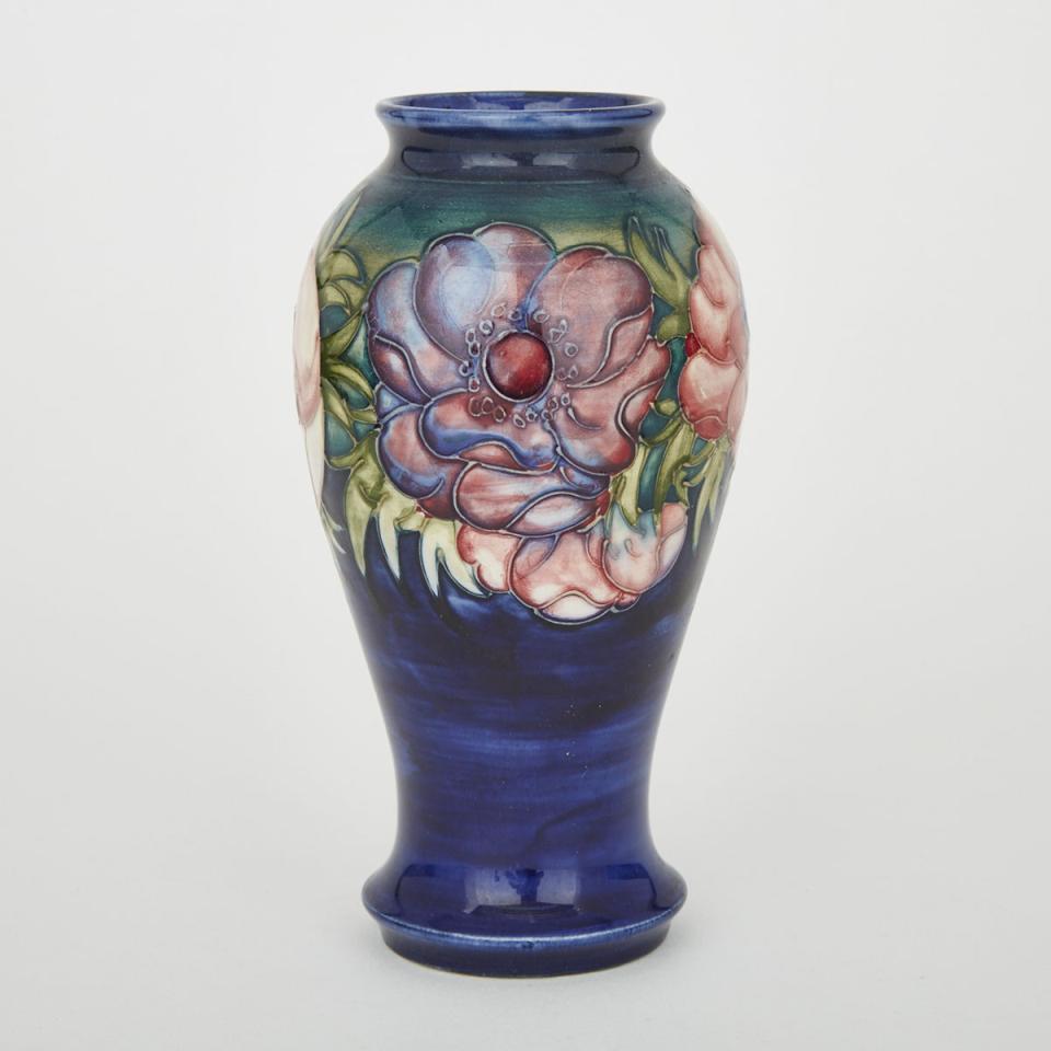 Moorcroft Anemone Vase, c.1955 