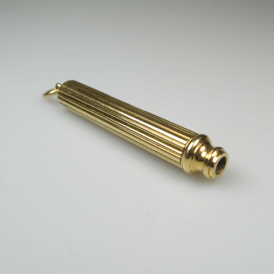 S. Mordan & Co. English 18k Yellow Gold Mechanical Pencil