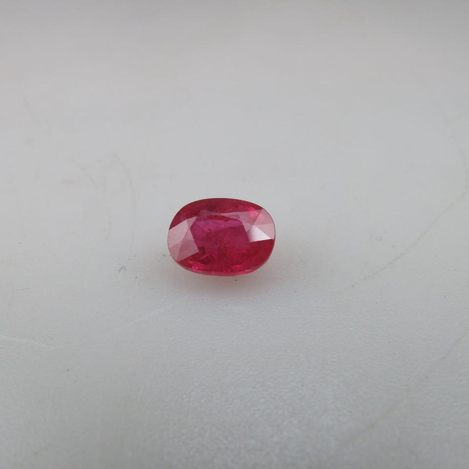 Oval cut ruby (2.16ct.)