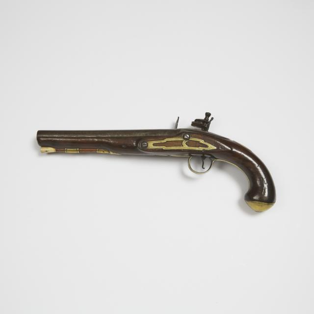 British Flintlock Holster Pistol, Ketland & Co., London, late 18th/early 19th century