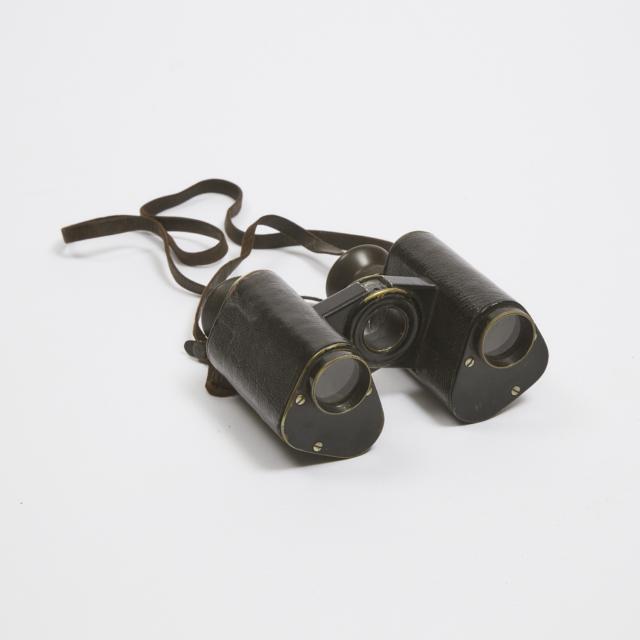 Pair of WWI Binoculars, Property of Private Donald M. Hill, Sig. 2067, 'B' Company, 1/6th (Renfewshire) Argyll and Sutherland Highlanders, by Atcheson & Co. Makers, London, c.1913