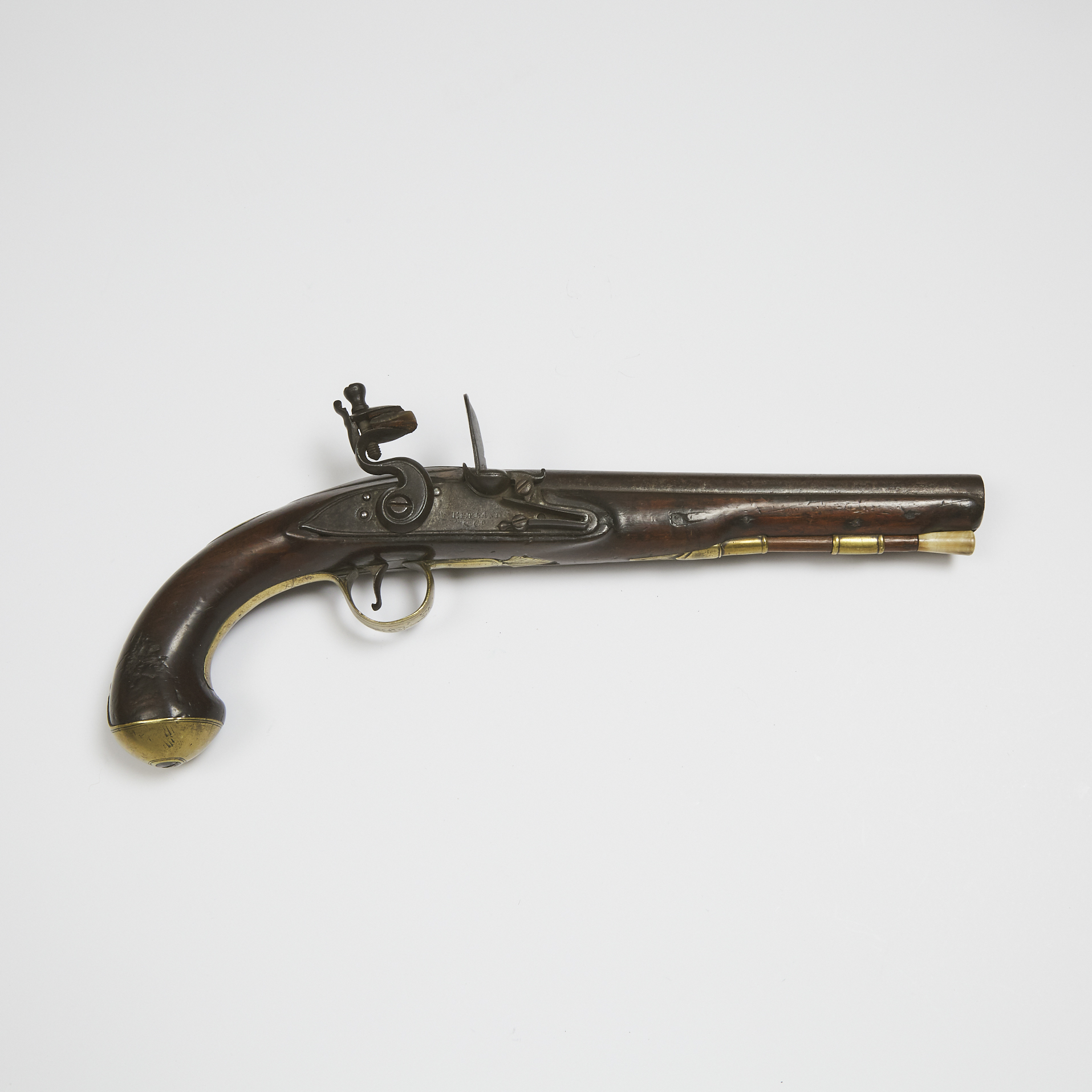 British Flintlock Holster Pistol, Ketland & Co., London, late 18th/early 19th century