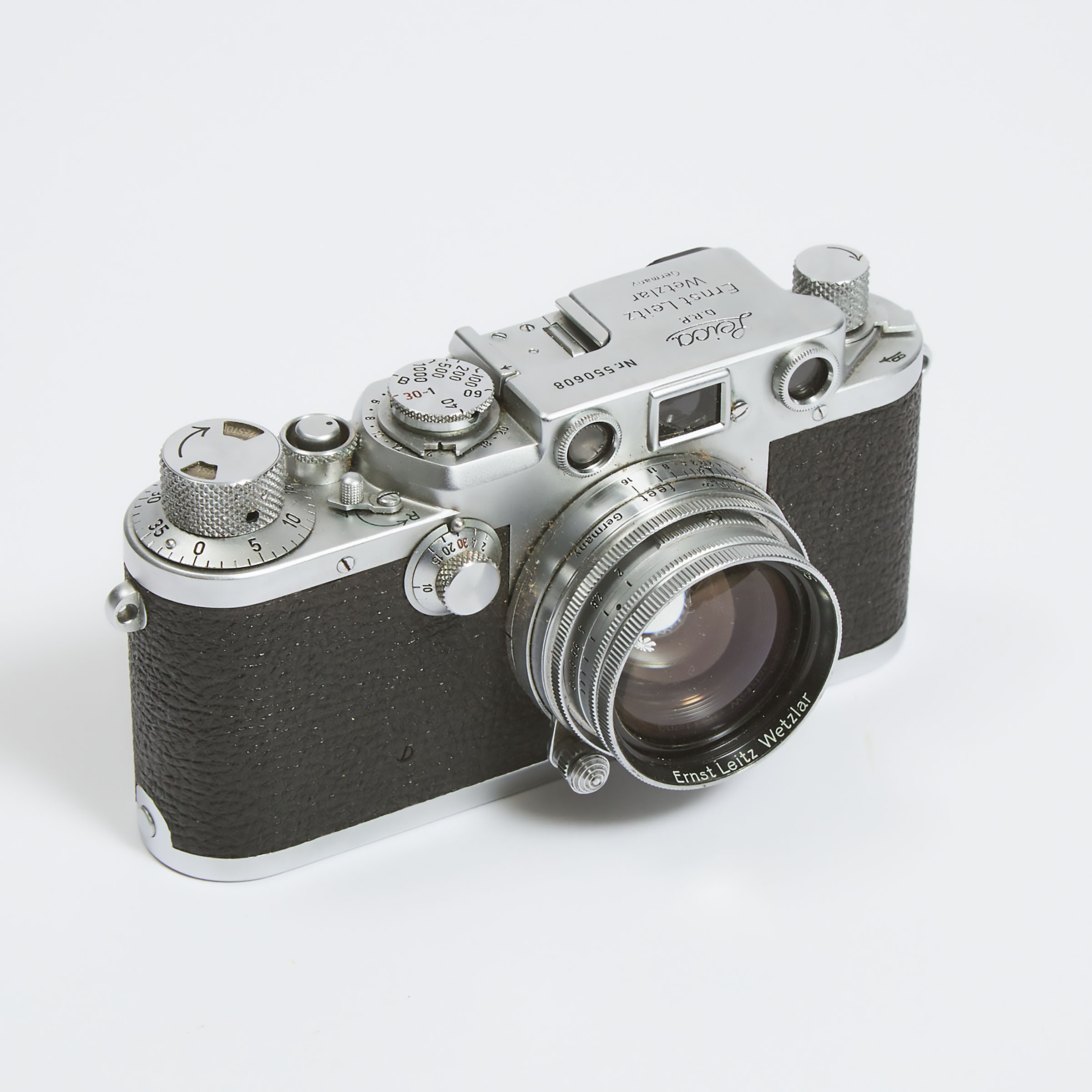Leica IIIF Camera Body and Lens, 1951