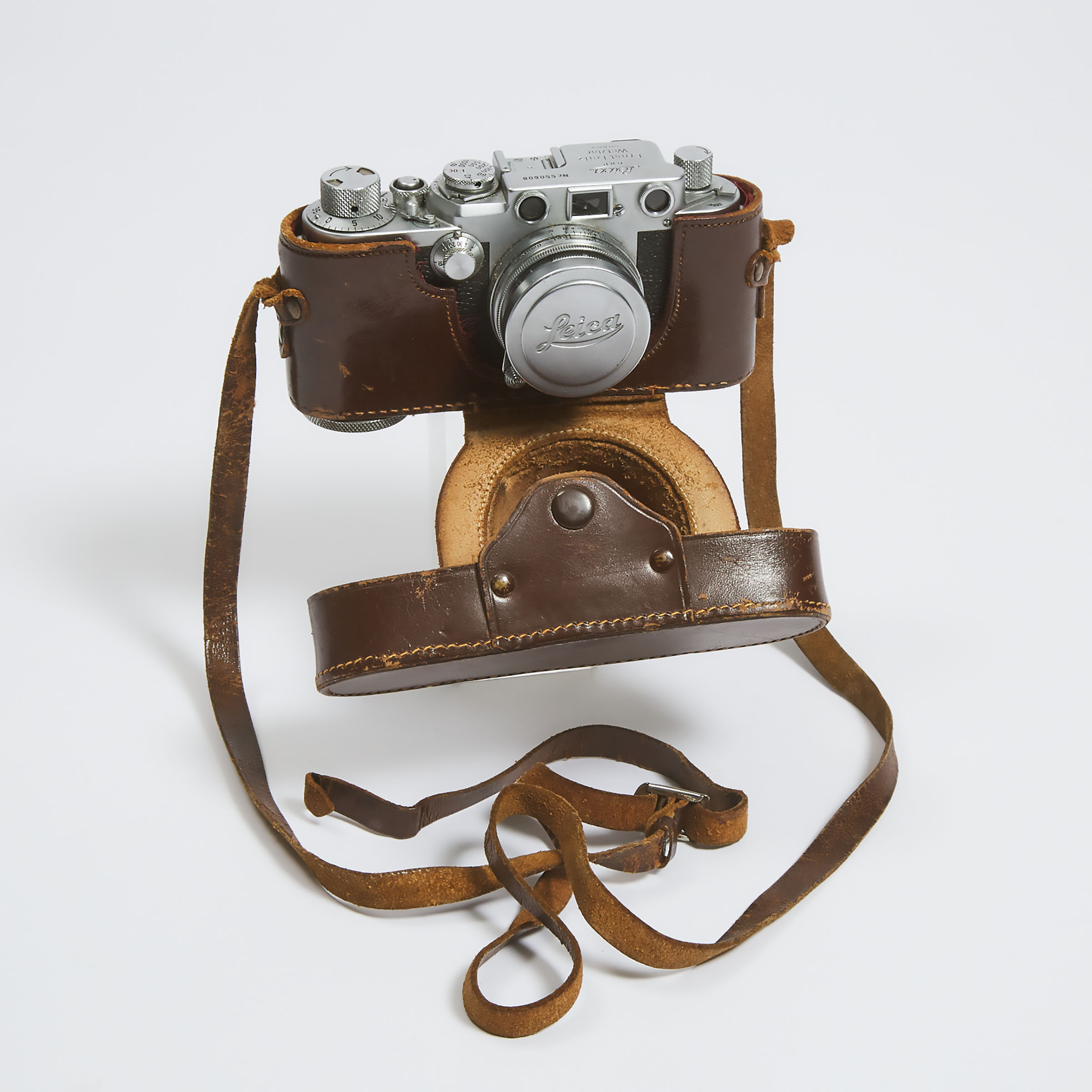 Leica IIIF Camera Body and Lens, 1951