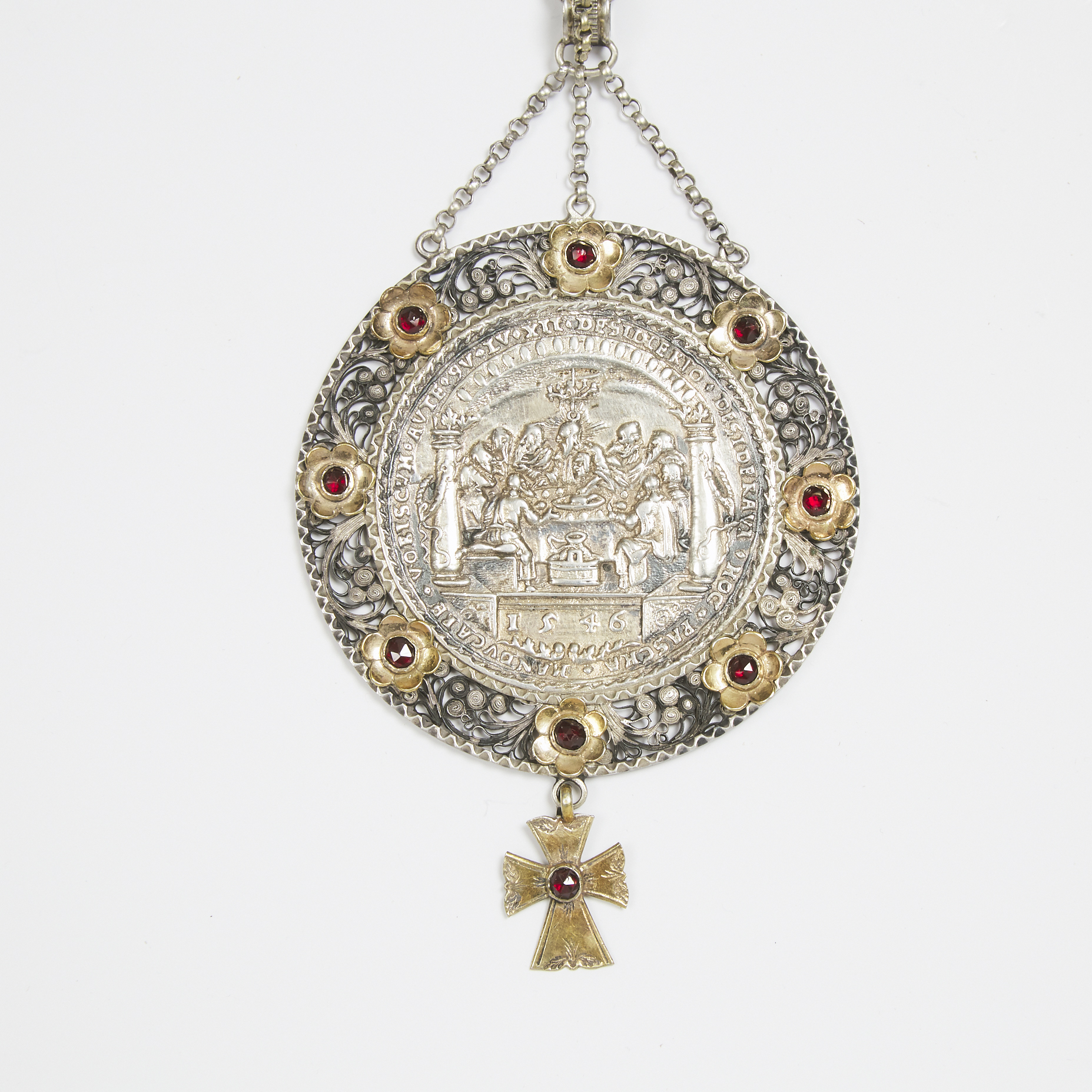 Bohemian Silver Medal, Nickel Milicz, 1546 