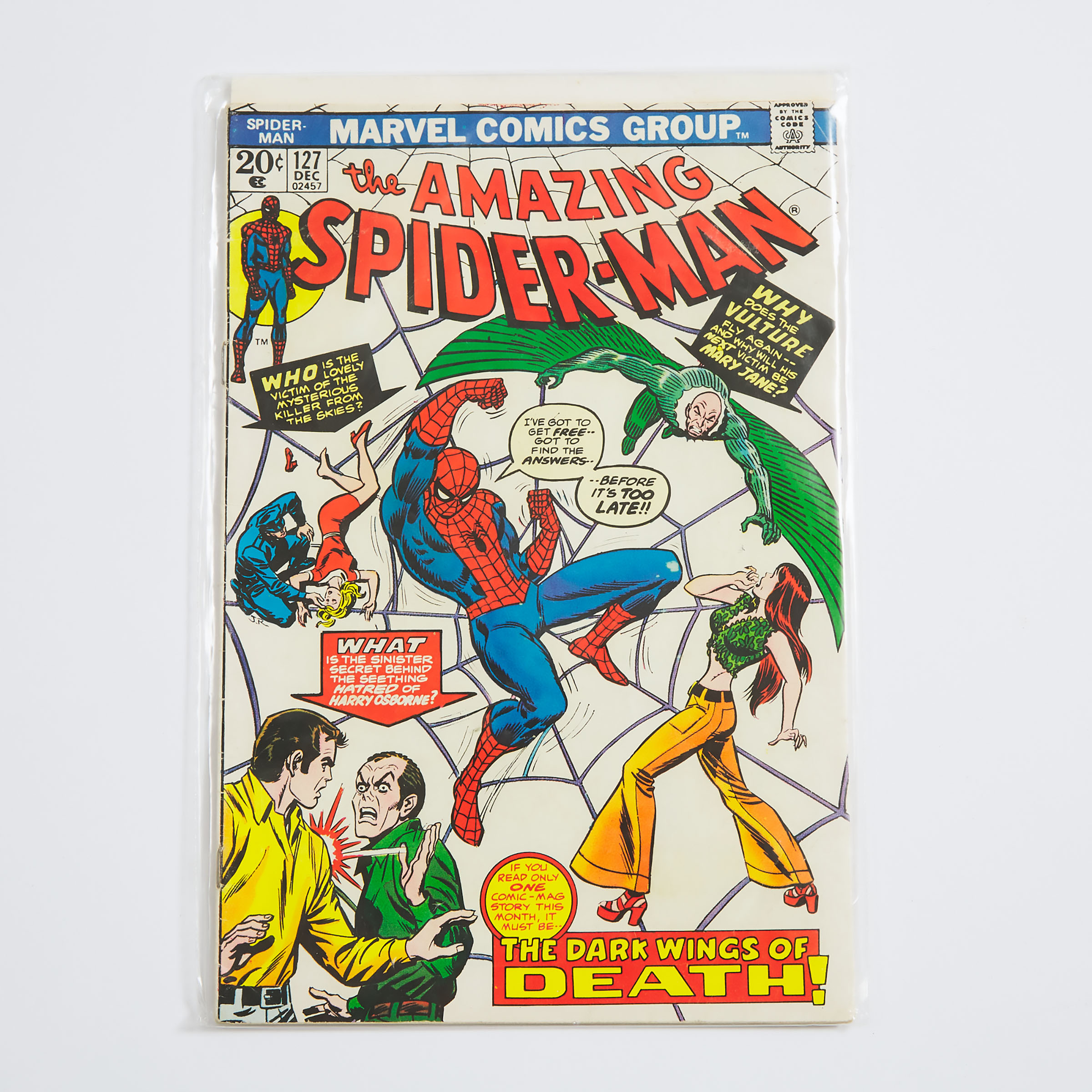 Marvel Comics Group The Amazing Spider-Man #127, Dec. 10, 1973