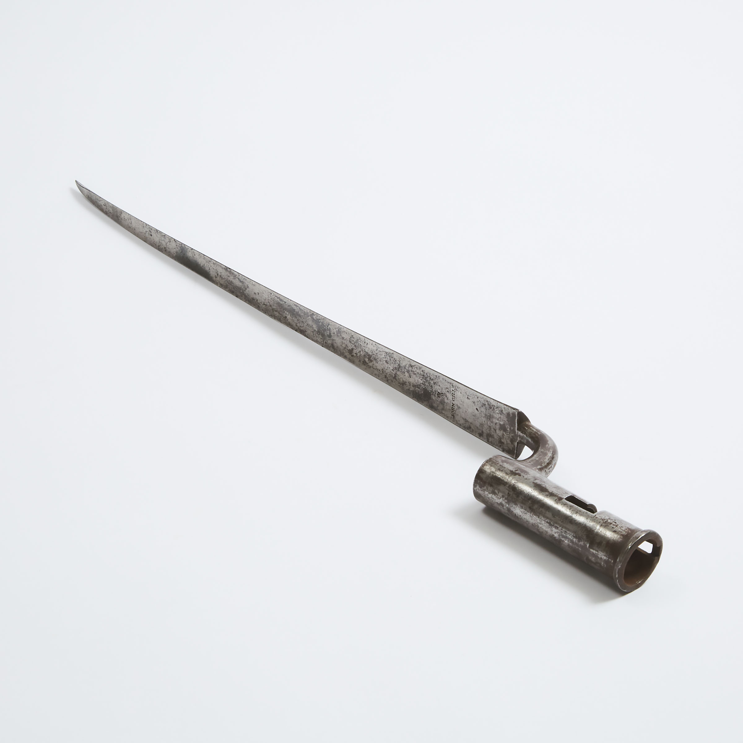 Brown Bess Socket Bayonet, John Gill, early 19th century