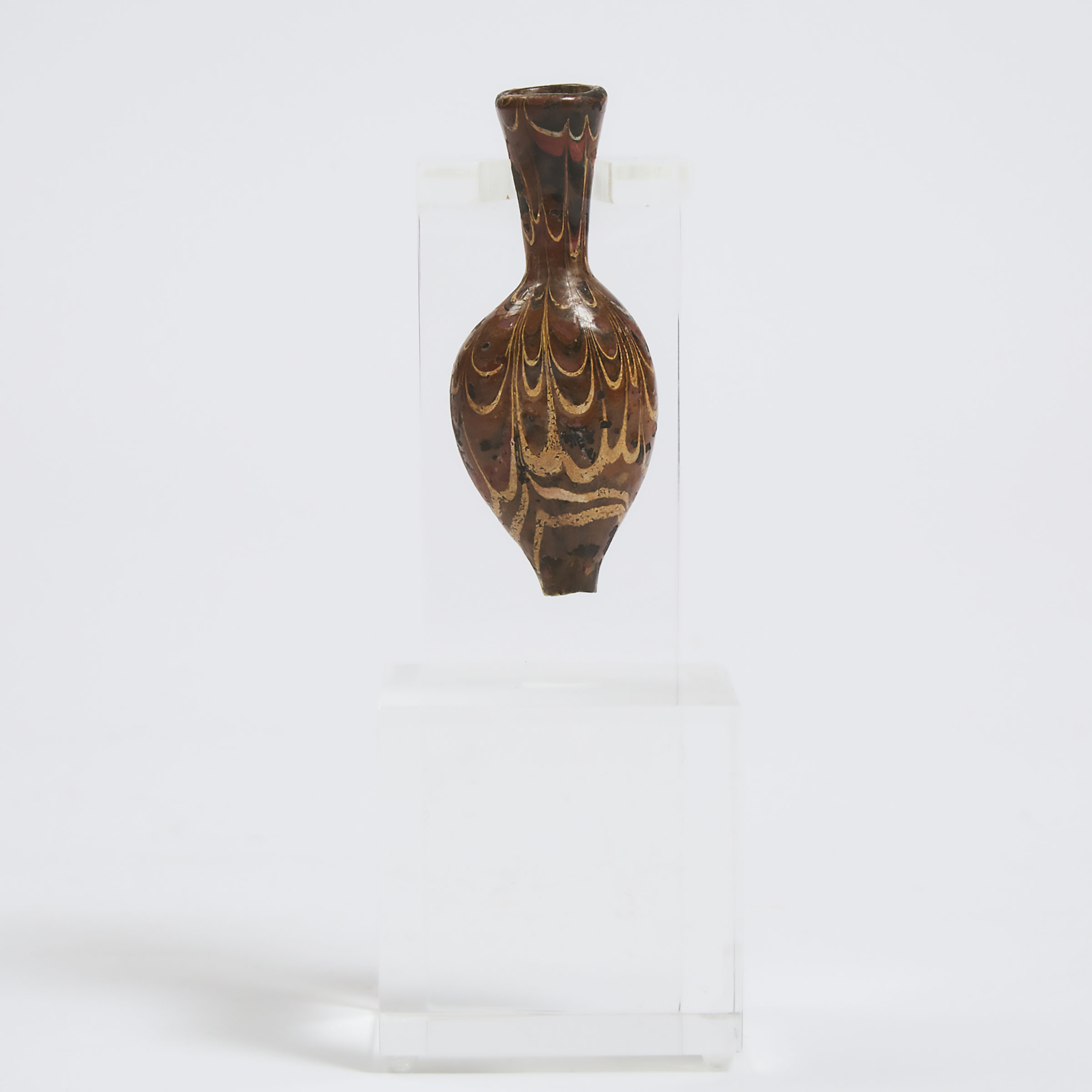 Eastern Mediterranean Core Form Glass Alabastron,  5th-6th century AD