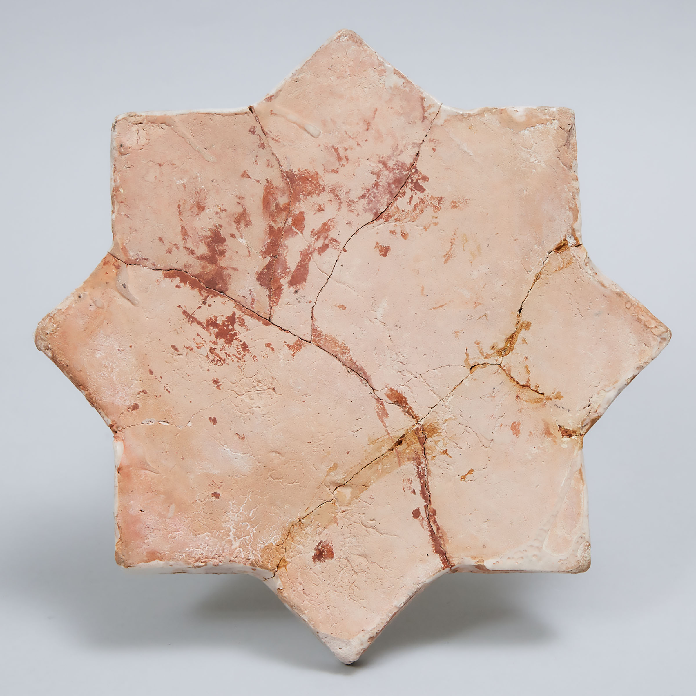 Kāshān Lustre Pottery Star Tile, Persia, 12th/13th century