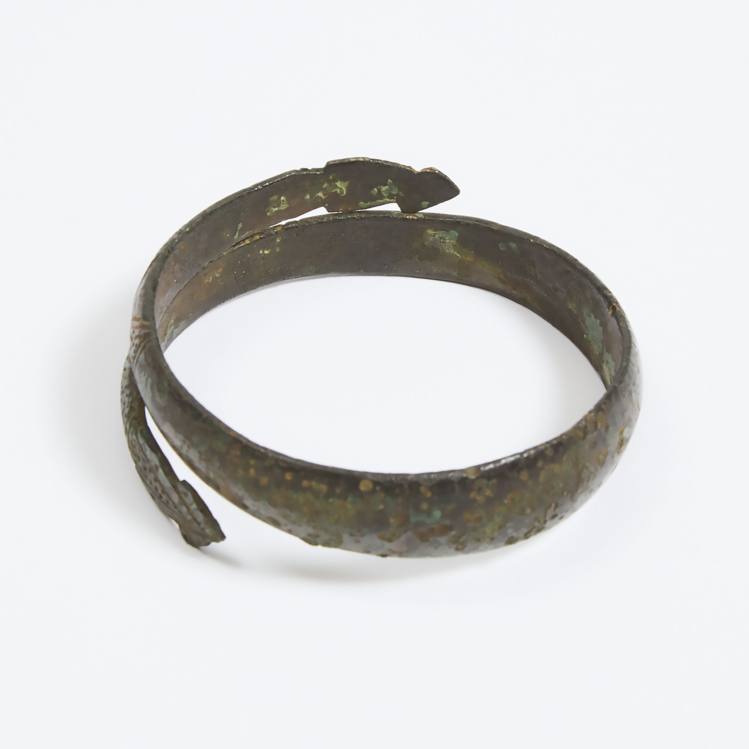 Greek Bronze Arm Band, Geometric Period, 900-700 BC