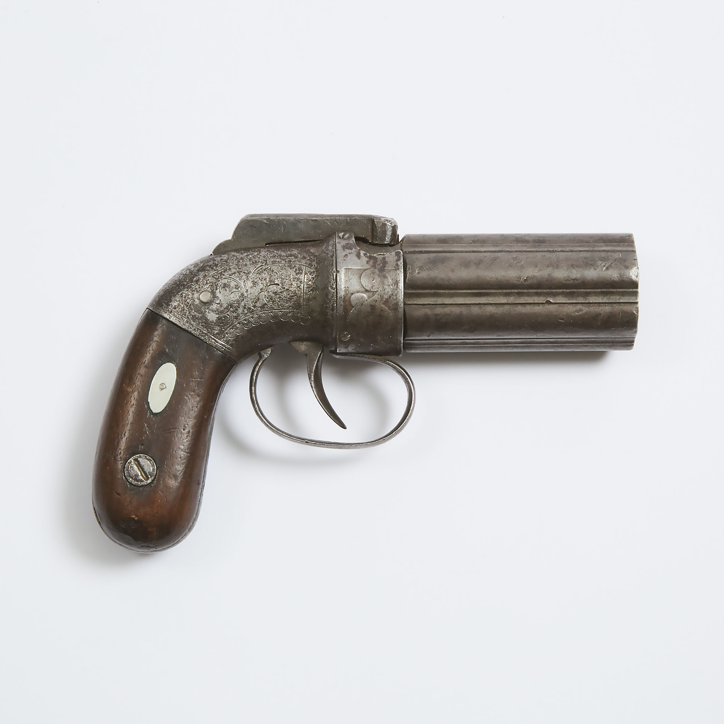 British Pepperbox Pistol, Allen & Thurber, Worcester, mid 19th century