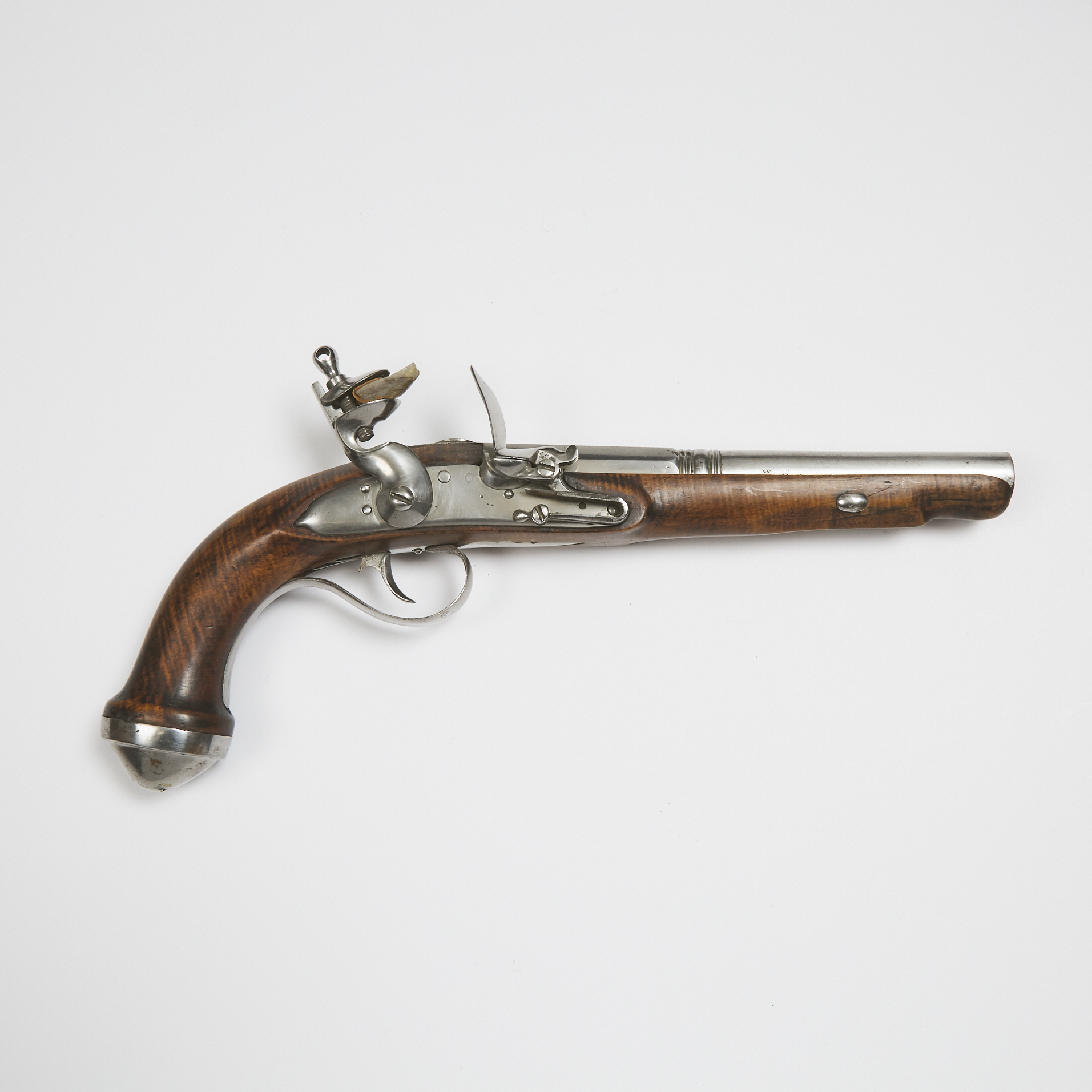 First French Empire Flintlock Pistol, early 19th century 
