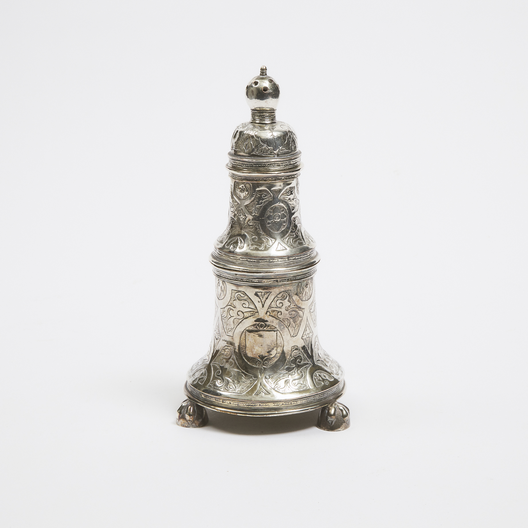 Victorian Reproduction of the Stoke Prior Standing Bell Double Salt, 19th century
