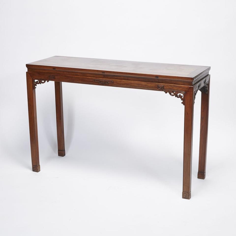 A Hardwood Altar Table, Late 19th/Early 20th Century