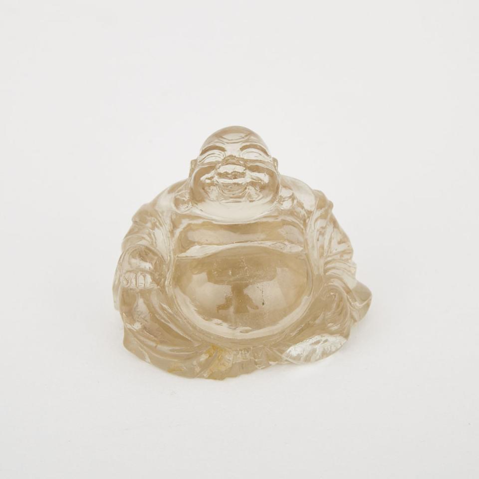 A Quartz Laughing Buddha