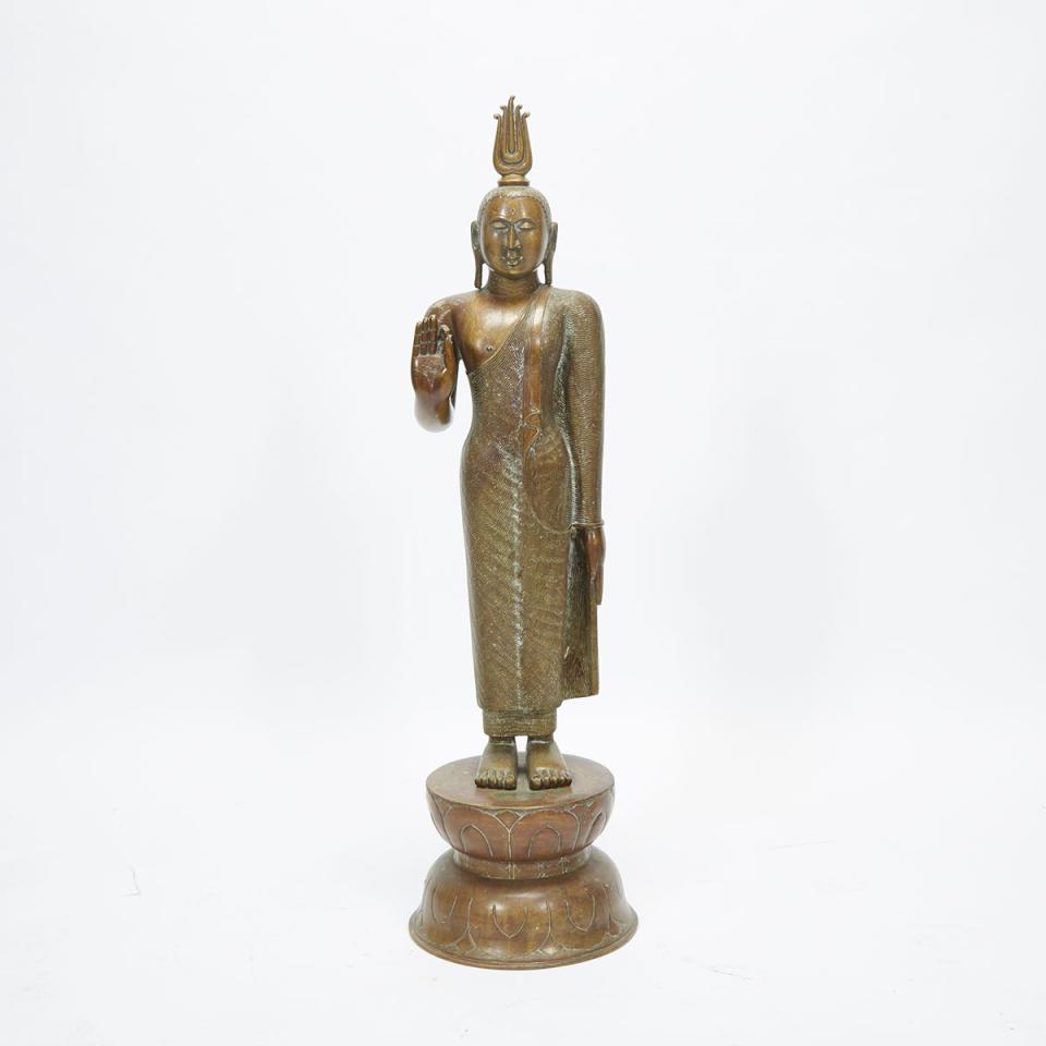 A Sri Lankan Standing Buddha Figure