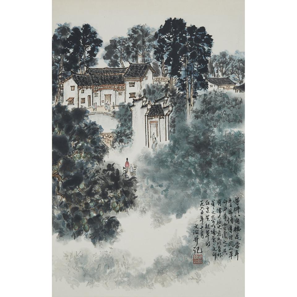 Song Wenzhi 宋文治, Houses in Jinggang Mountains