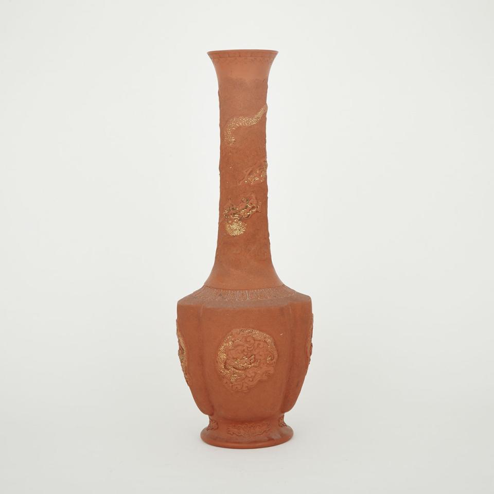 A Massive Moulded Terracotta Vase