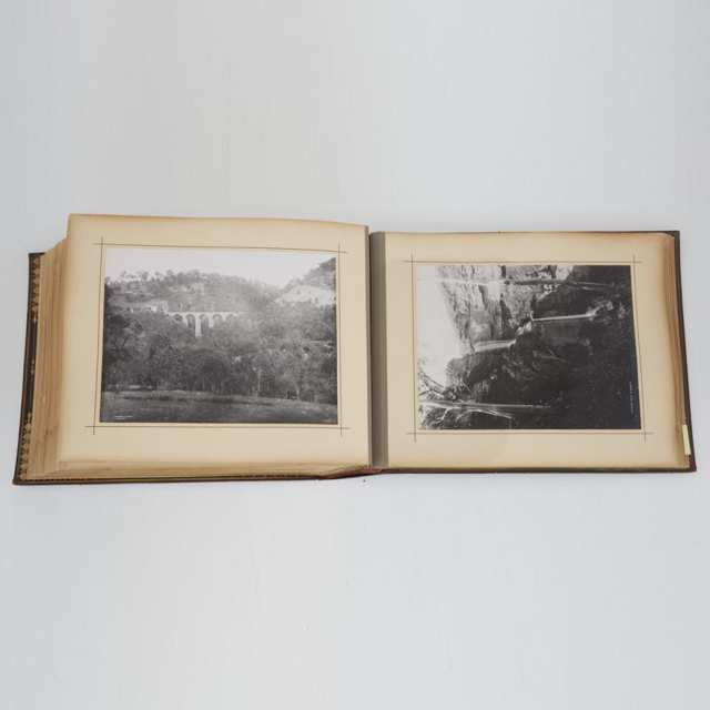 Large Victorian Diamond Jubilee Presentation Album of Photographs of New South Wales, 1897