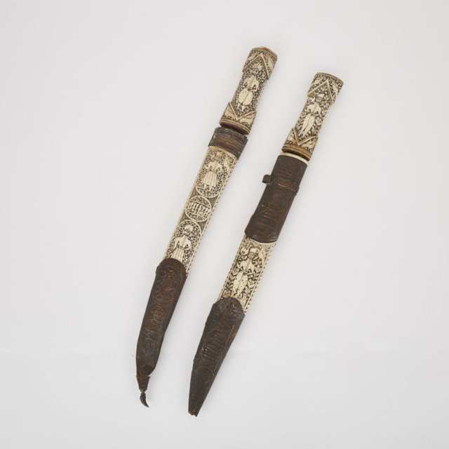 Two Indo-Persian Short Swords, 19th century