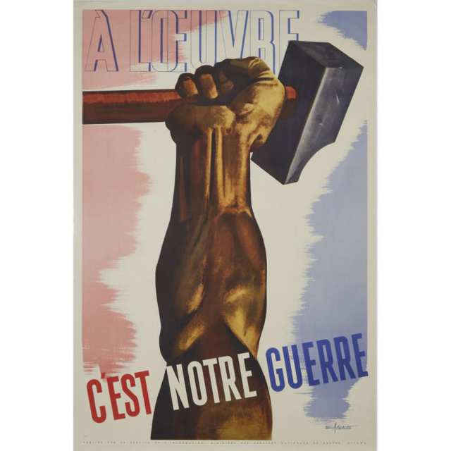 Four Canadian WWII Propaganda Posters, c.1943