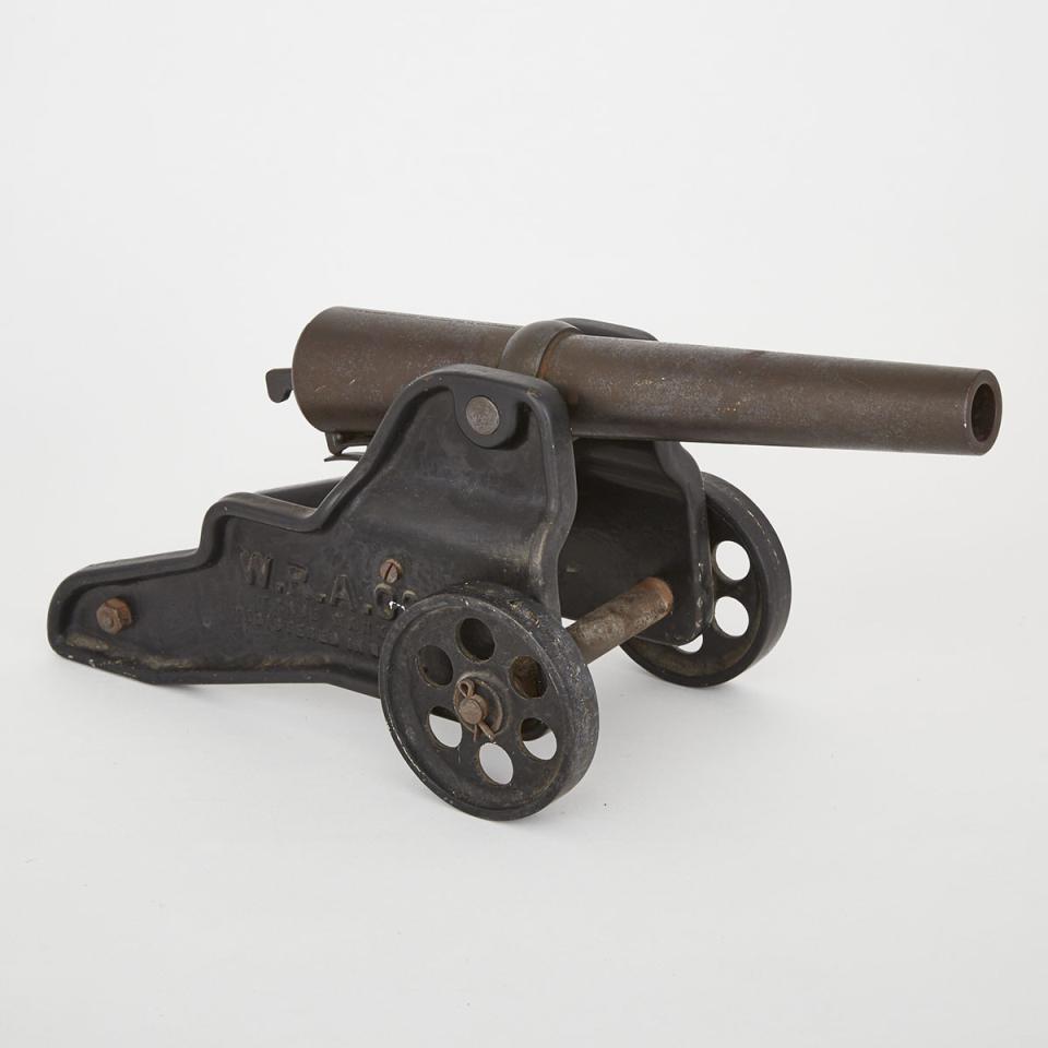 Winchester Repeating Arms Co. Cast  Iron Signal Cannon, early 20th century
