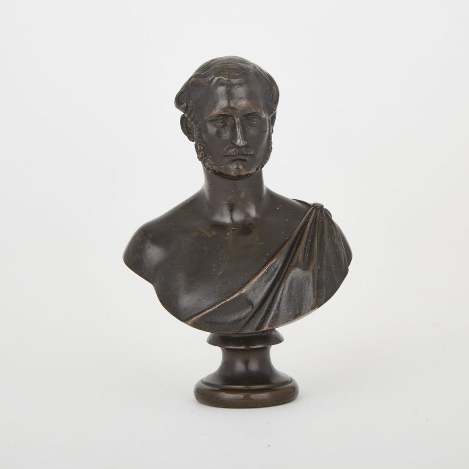 Bronze Bust of Albert, Prince Consort, After the Model by Carlo Marochetti, 19th century