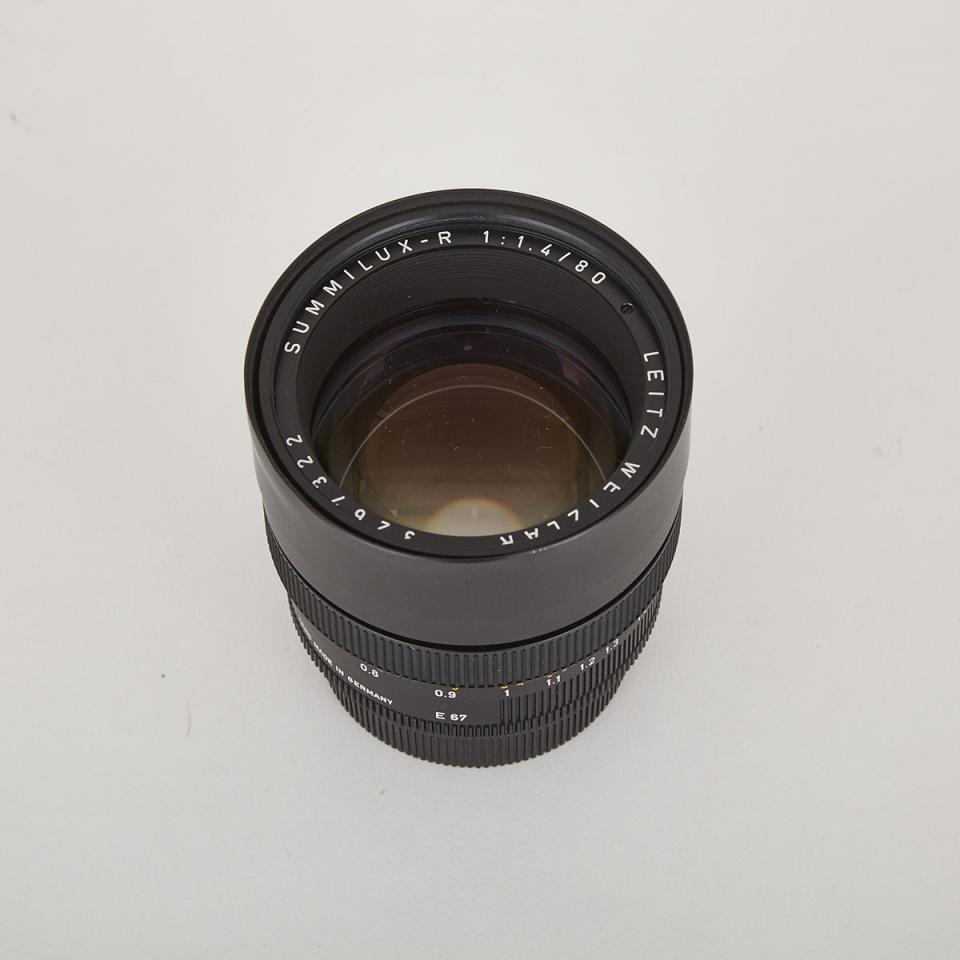 Leitz Wetzlar Summilux-R 1:1.4 / 80 E67 Lens
