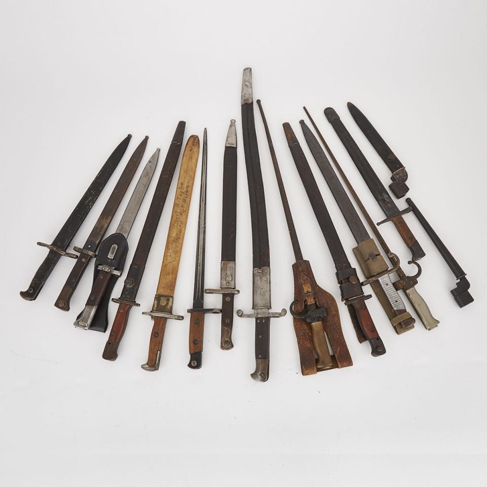Fifteen Bayonets, 19th and 20th centuries