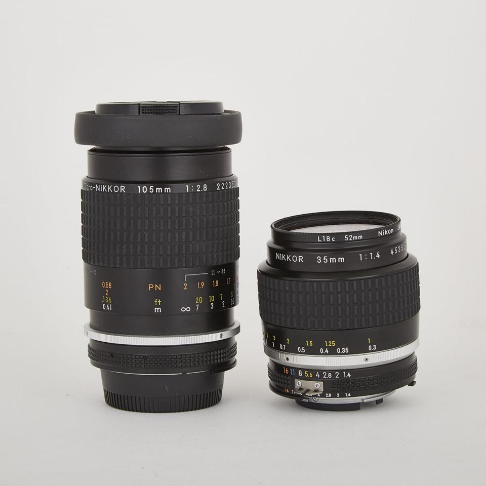 Two Nikon Nikkor Lenses